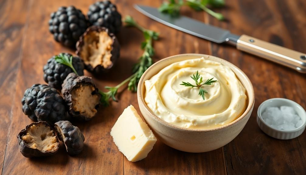 truffle butter preparation process