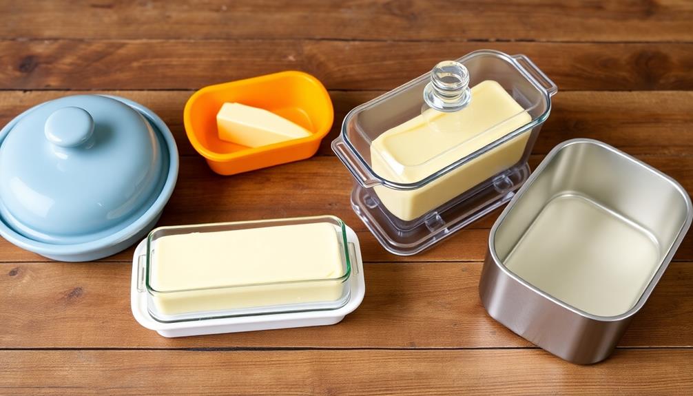 various butter container types