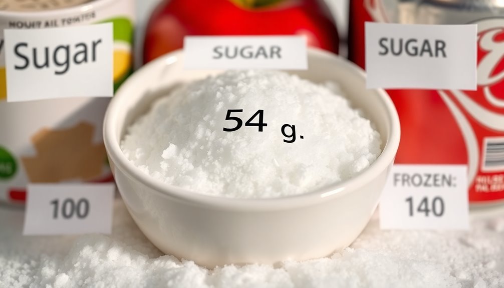 daily sugar intake guidelines