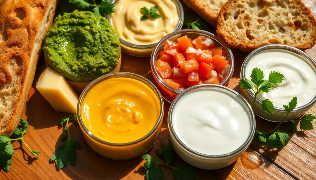 delicious dips and dressings