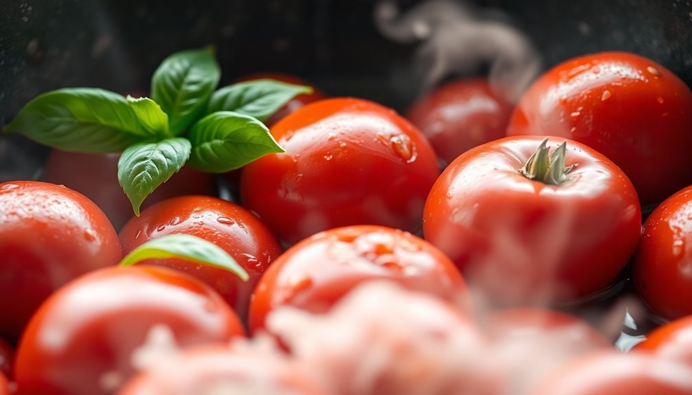 delicious pan fried tomatoes