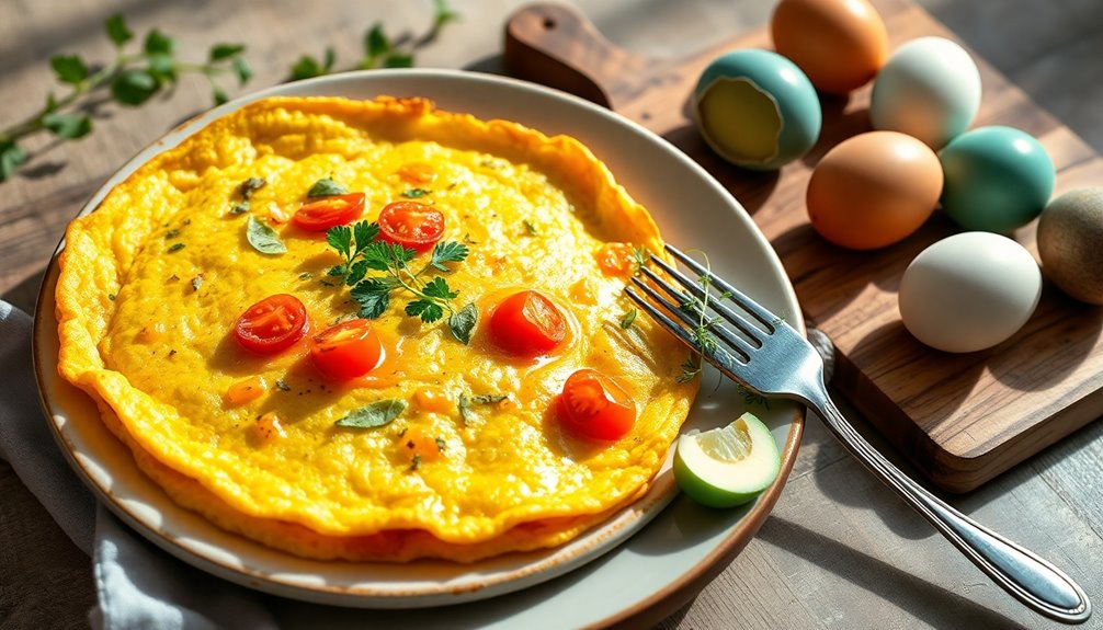 healthy and delicious eggs