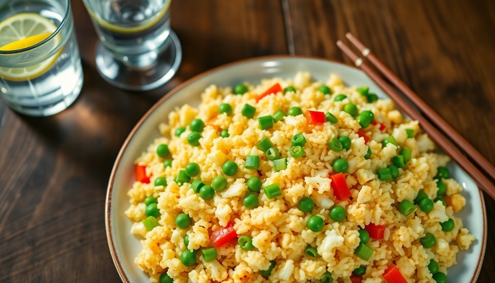 healthy vegetable rice alternative