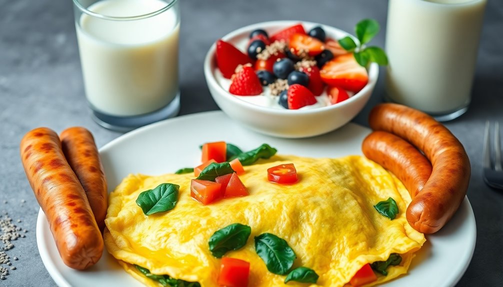 high protein breakfast options