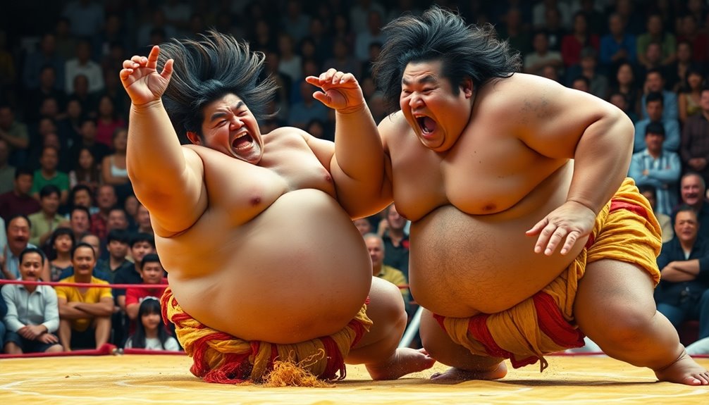 hilarious sumo wrestler moments