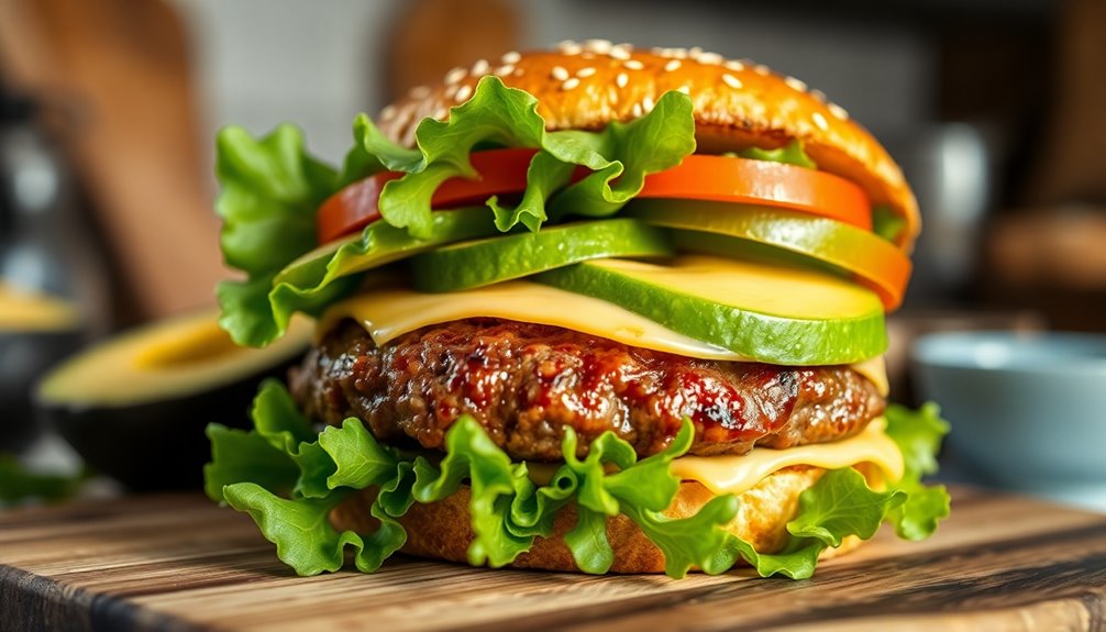 low carb naked burgers trend