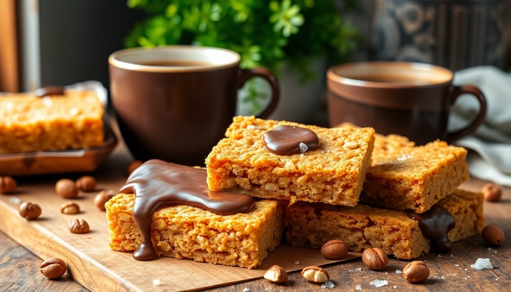 nutty breakfast energy bars