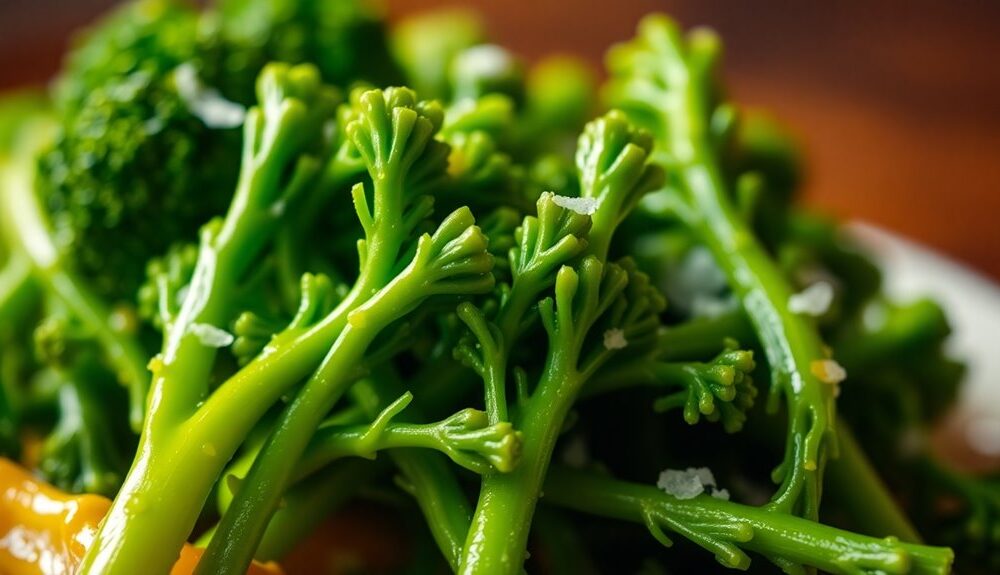 saut ed broccolini with butter