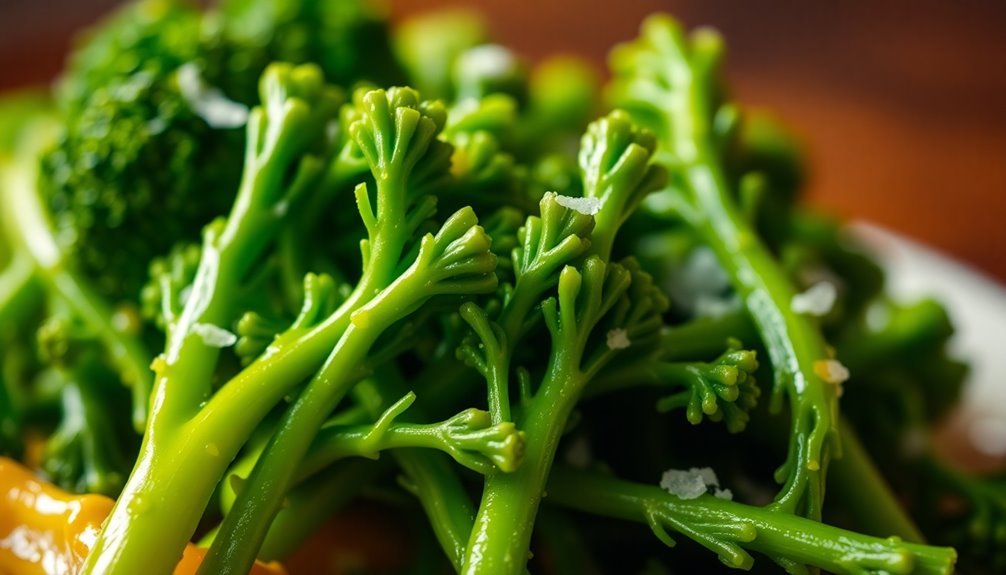 saut ed broccolini with butter