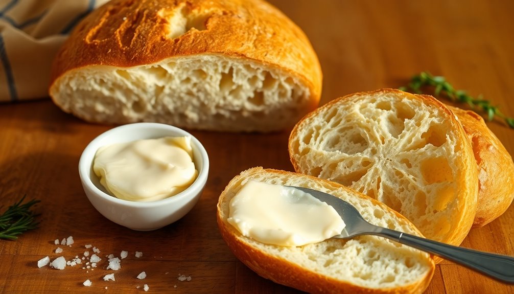 classic bread with butter