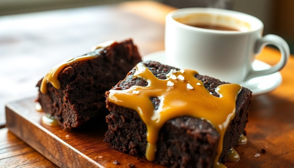 delicious brownies for two