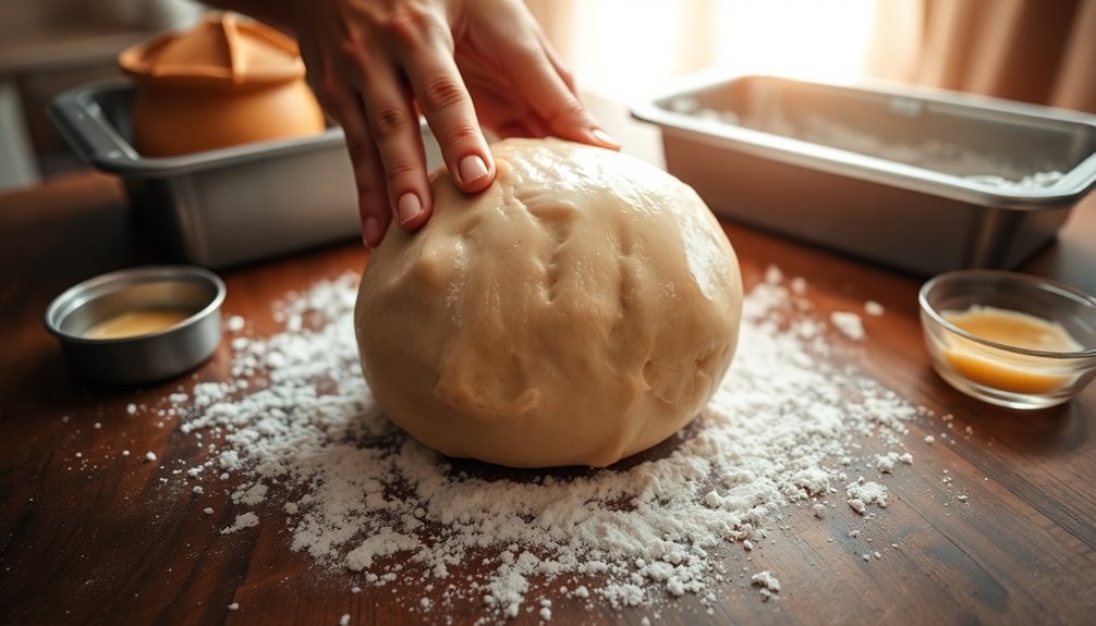 form dough into loaves