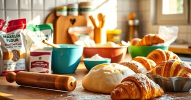 homemade bread and pastries