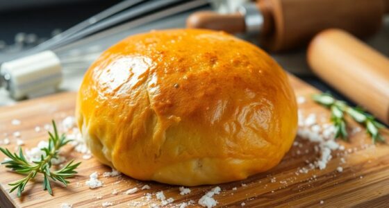 perfecting buttery buns crust