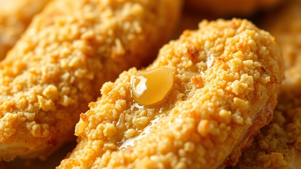 achieve crispy moist coating