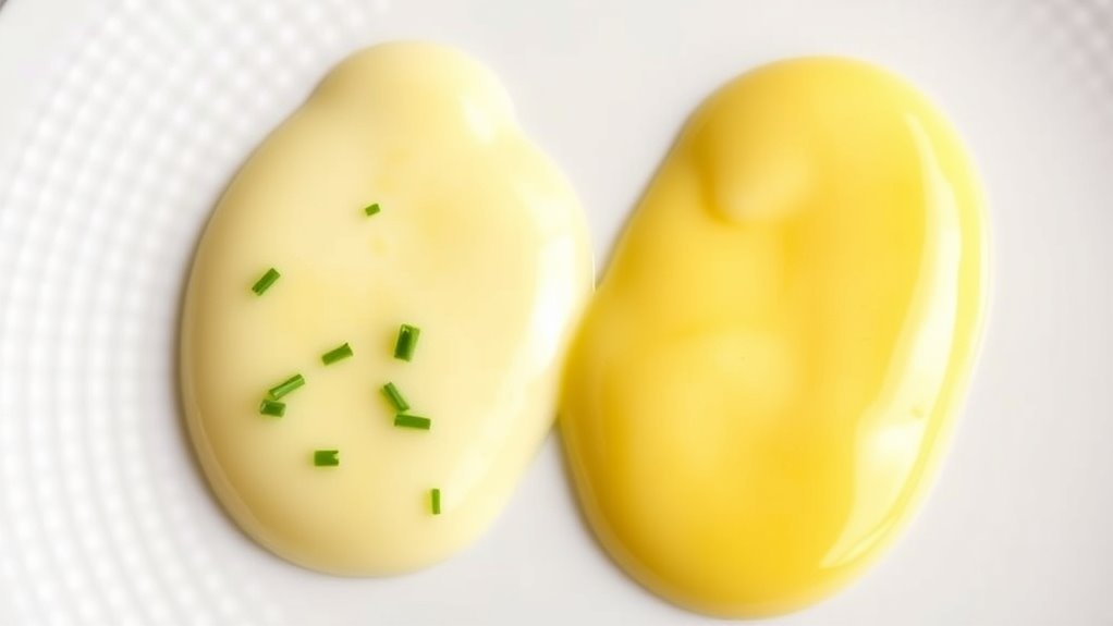 acid affects sauce texture