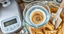 add water to lighten batter