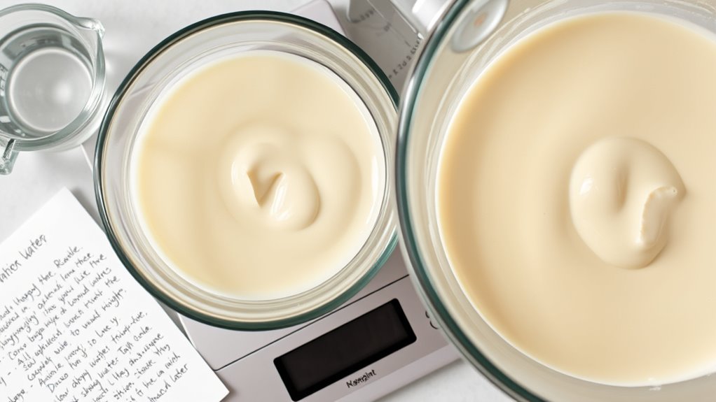 adjust ingredients for optimal hydration