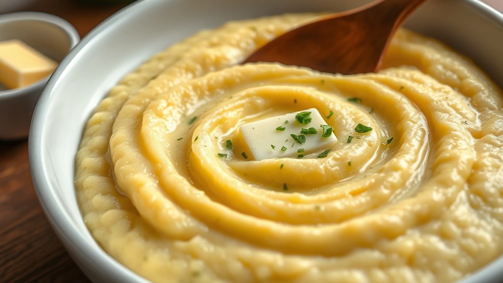 adjust polenta consistency easily
