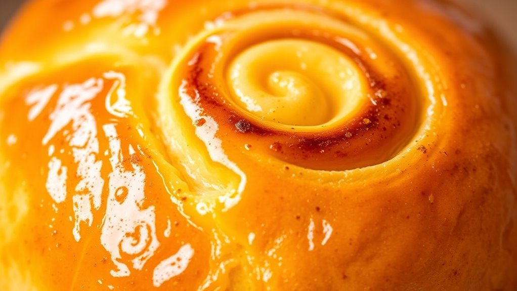 apply warm even glaze