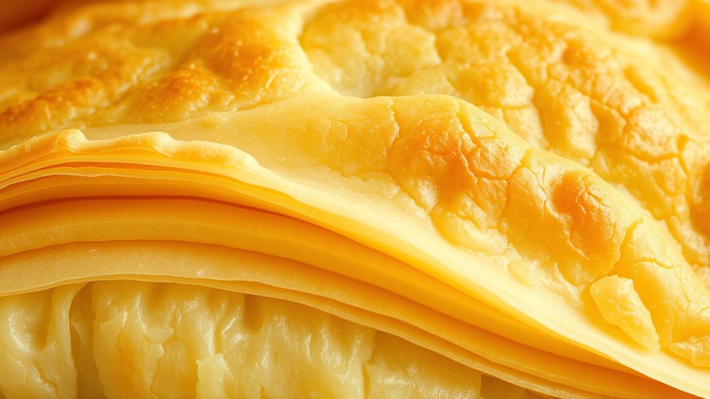 avoid overworking dough layers
