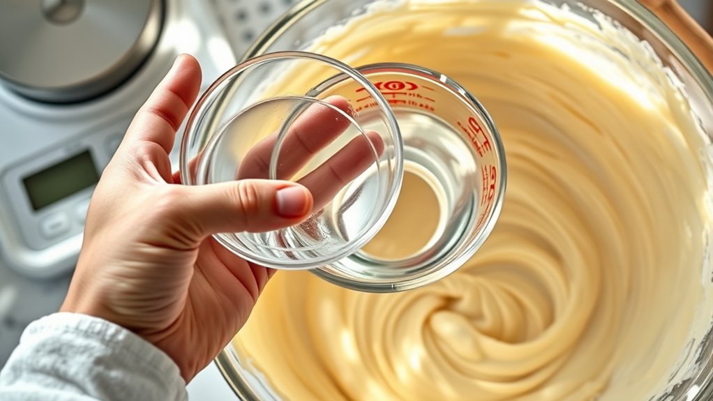 balance water and butter