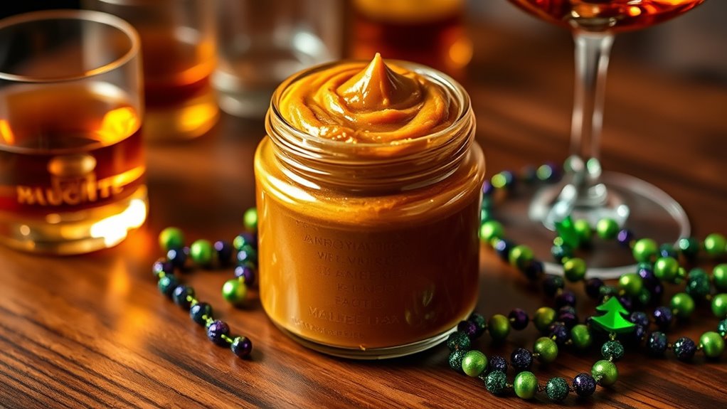 bourbon enhances praline flavor