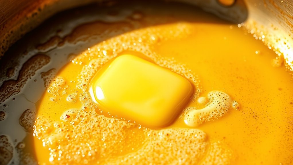 butter browning temperature threshold