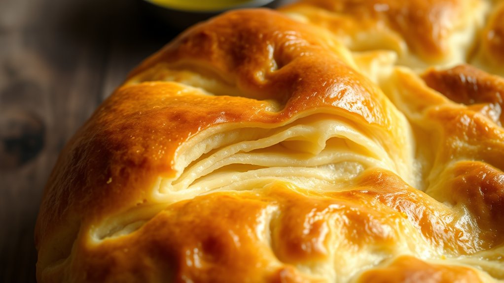 butter enhances flaky layers