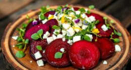 butter roasted beet salad