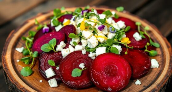butter roasted beet salad