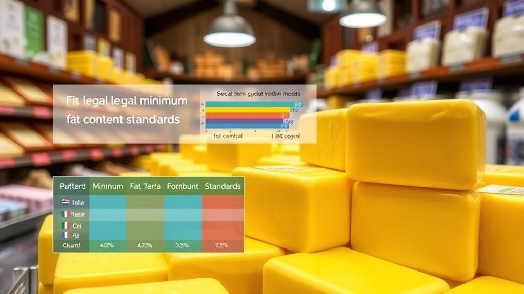 butter s fat content standards