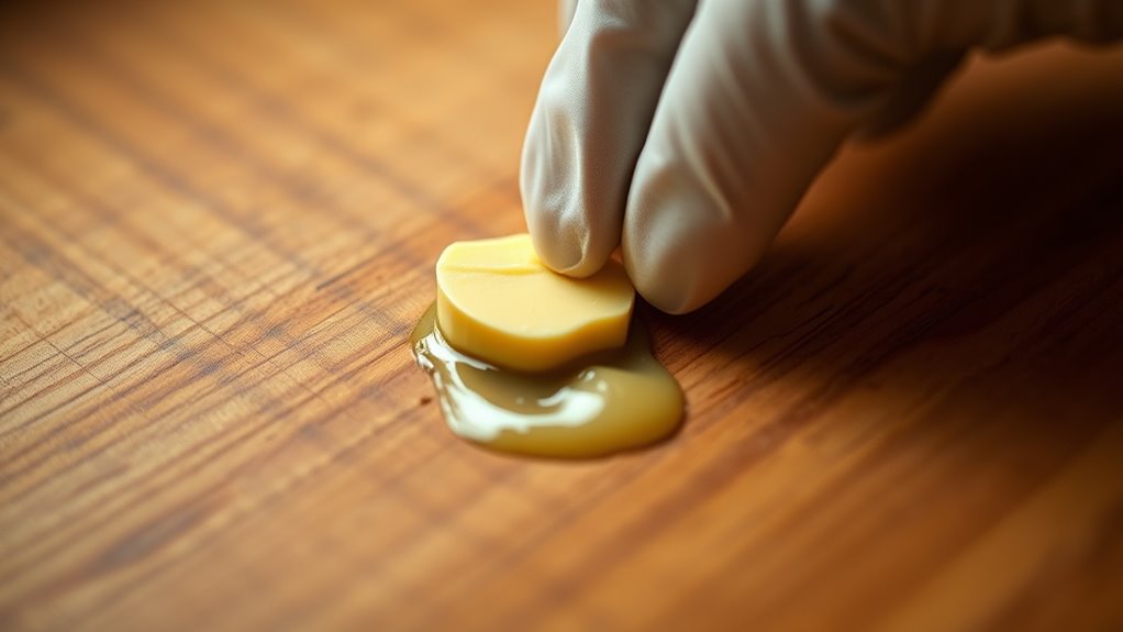 butter safety on wood