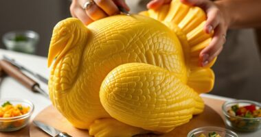 butter sculpture turkey artistry