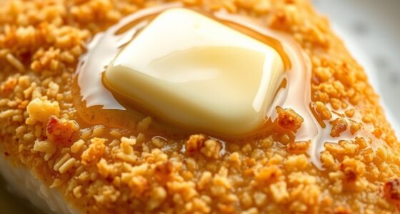buttered breading moisture lock