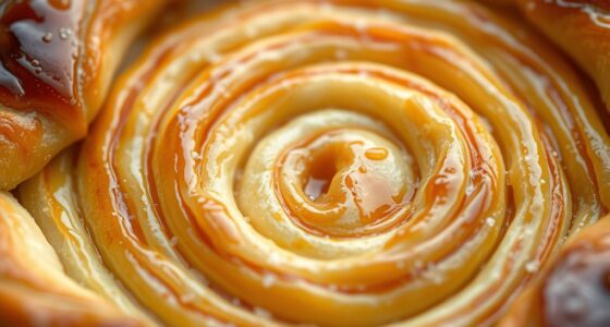 buttery caramelized layered pastry