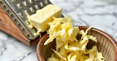 chill butter before grating