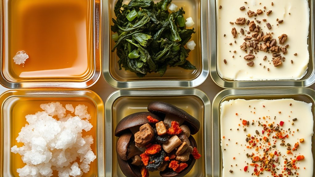 choose balanced flavorful ingredients