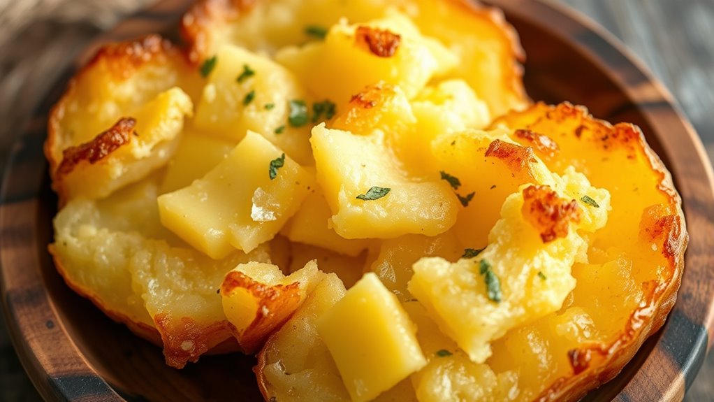 choose fluffy well seasoned potatoes