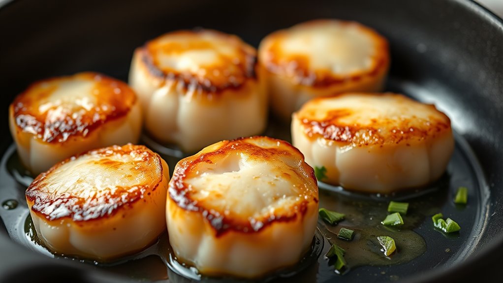 choose fresh dry scallops