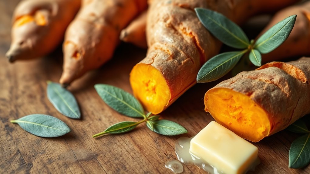 choose fresh firm sweet potatoes