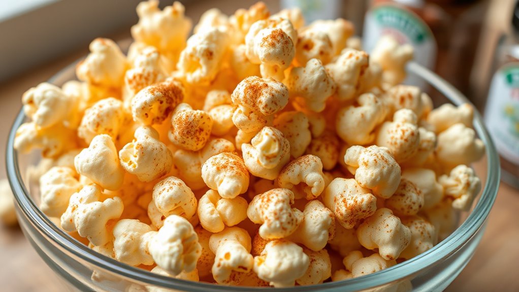 cinnamon sugar popcorn delight