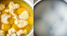 cooking butter at different temperatures