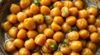 creamy butter braised chickpeas