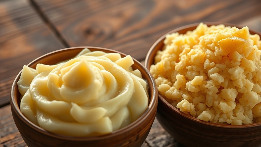 creamy textured potato options
