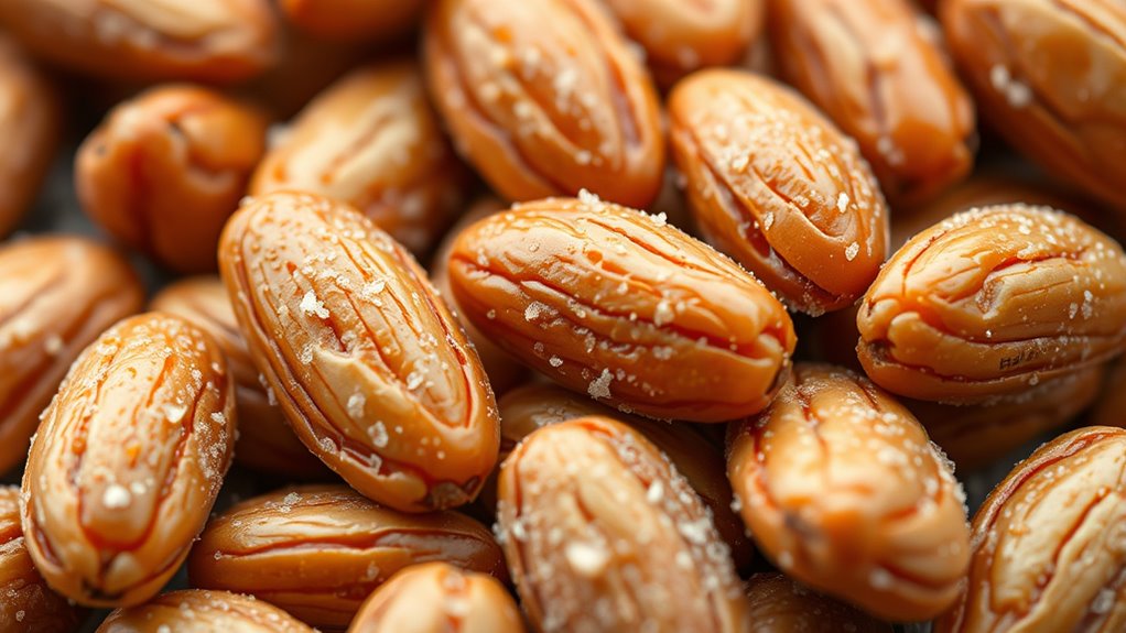 crunchy smooth layered textures