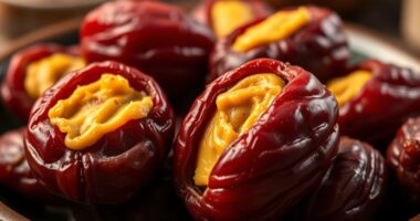 dates stuffed with spiced butter