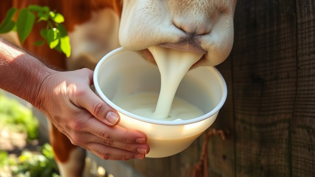efficient cow milking process