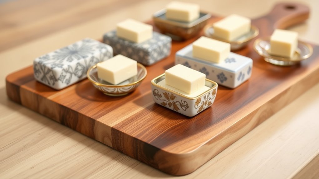 elegant butter dish sets