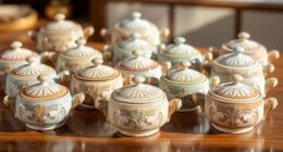 elegant ceramic butter warmers
